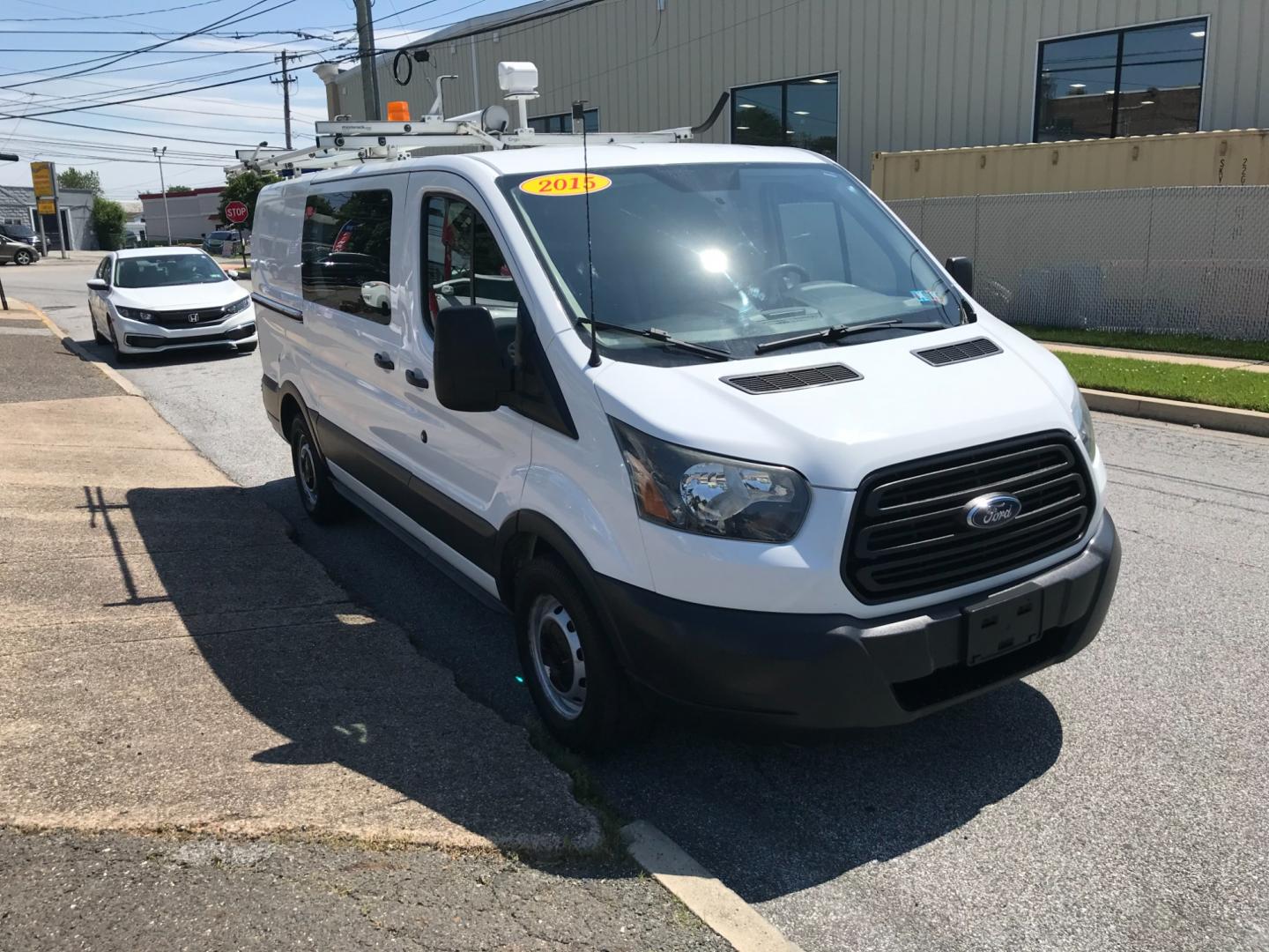 2015 White /Gray Ford Transit 150 (1FTNE1YM9FK) with an 3.7 V6 engine, Automatic transmission, located at 577 Chester Pike, Prospect Park, PA, 19076, (610) 237-1015, 39.886154, -75.302338 - Photo#3